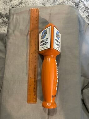 Blue Moon Harvest Pumpkin Ale Beer Tap Handle Rare Seasonal Breweriana